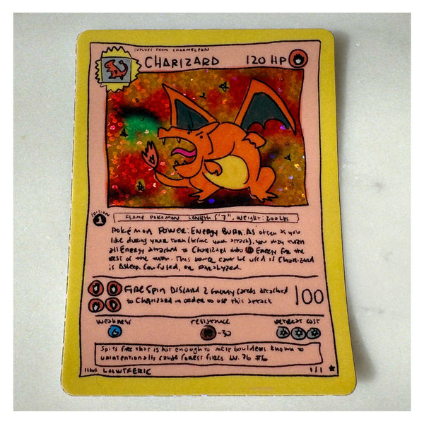 'Bootleg Charizard' Sticker