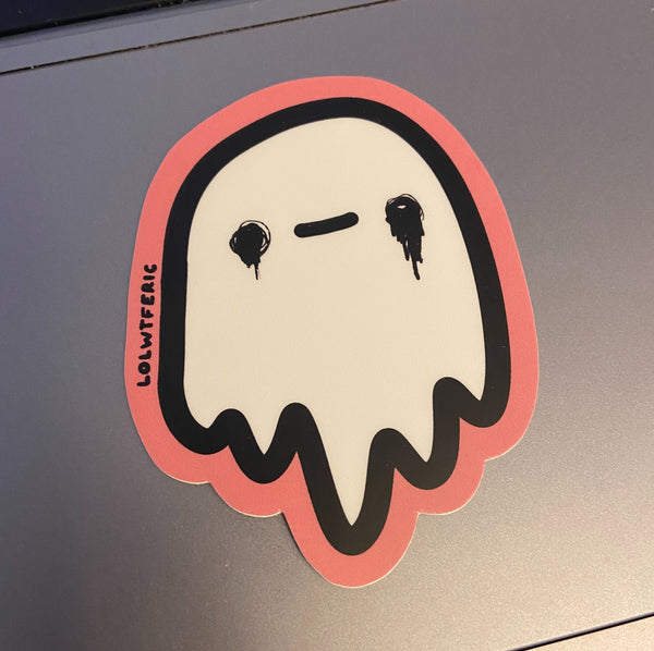 'Ghostie' Sticker (Glossy)