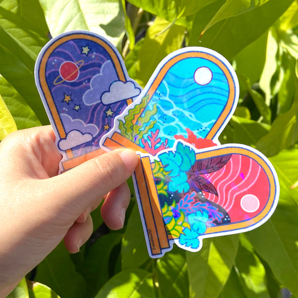 'Portal Pack' (3 Stickers)